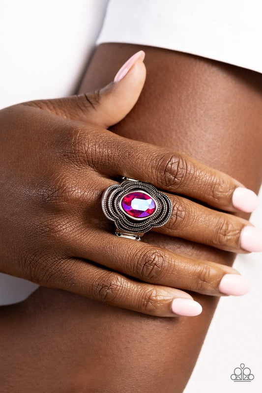 Entrancing Edge - Pink - Paparazzi Ring Image