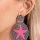 Galaxy Getaway - Pink - Paparazzi Earring Image