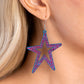 Rockstar Energy - Blue - Paparazzi Earring Image