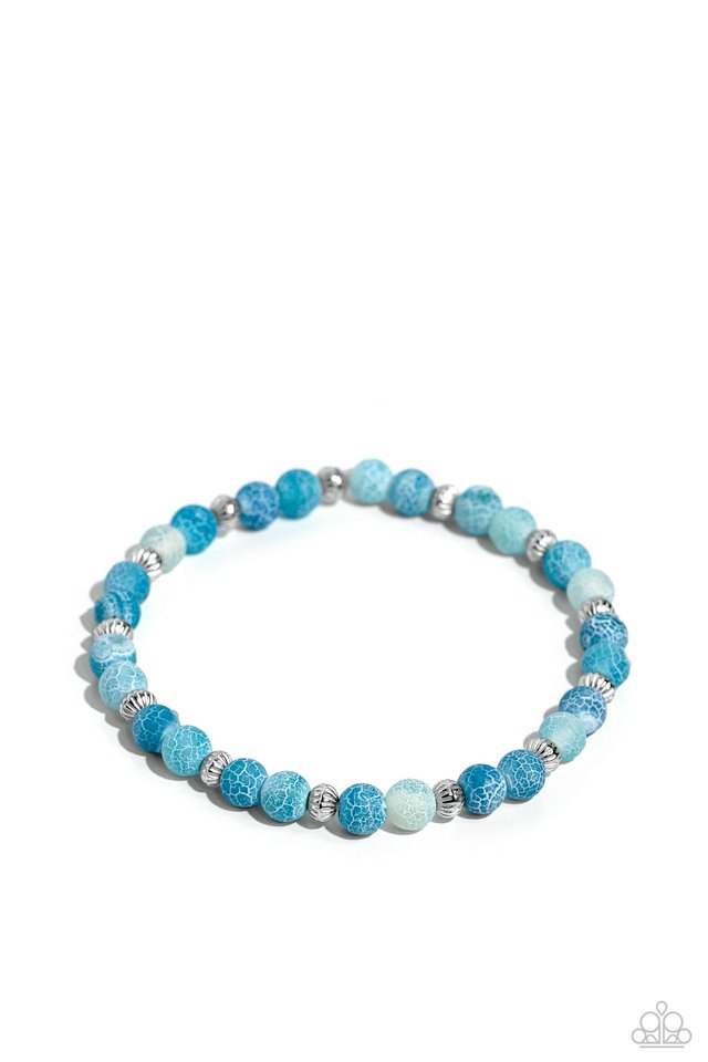 Ethereally Earthy - Blue - Paparazzi Bracelet Image