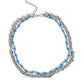 A Pop of Color - Blue - Paparazzi Necklace Image