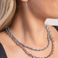 A Pop of Color - Blue - Paparazzi Necklace Image