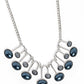 Abstract Adornment - Blue - Paparazzi Necklace Image