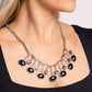 Abstract Adornment - Blue - Paparazzi Necklace Image