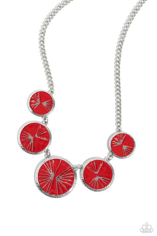 PALM Before the Storm - Red - Paparazzi Necklace Image
