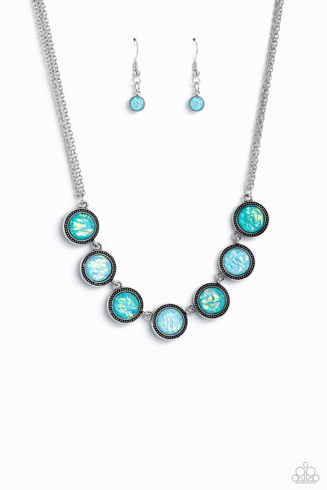 River ride blue deals necklace paparazzi