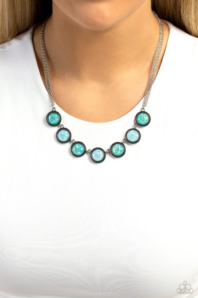 Looking for DOUBLE - Blue - Paparazzi Necklace Image