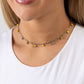 Beach Ball Bliss - Yellow - Paparazzi Necklace Image