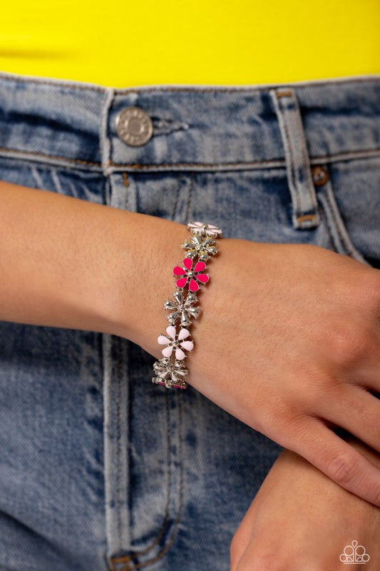 Floral Fair - Pink - Paparazzi Bracelet Image