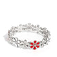 Floral Fair - Red - Paparazzi Bracelet Image