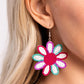 Decorated Daisies - White - Paparazzi Earring Image