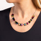 Elite Emeralds - Black - Paparazzi Necklace Image