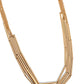 Dynamic Default - Gold - Paparazzi Necklace Image