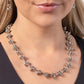 Knotted Kickoff - Silver - Paparazzi Necklace Image