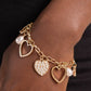 GLOW Your Heart - Gold - Paparazzi Bracelet Image