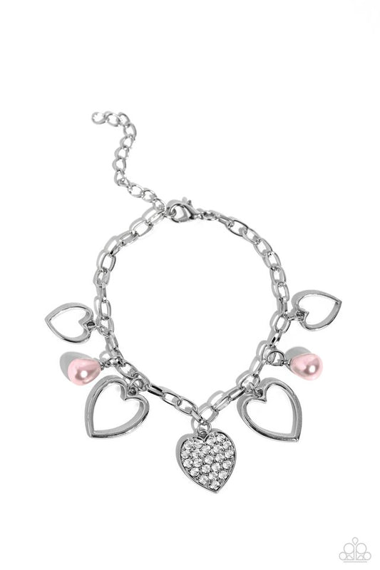 GLOW Your Heart - Pink - Paparazzi Bracelet Image