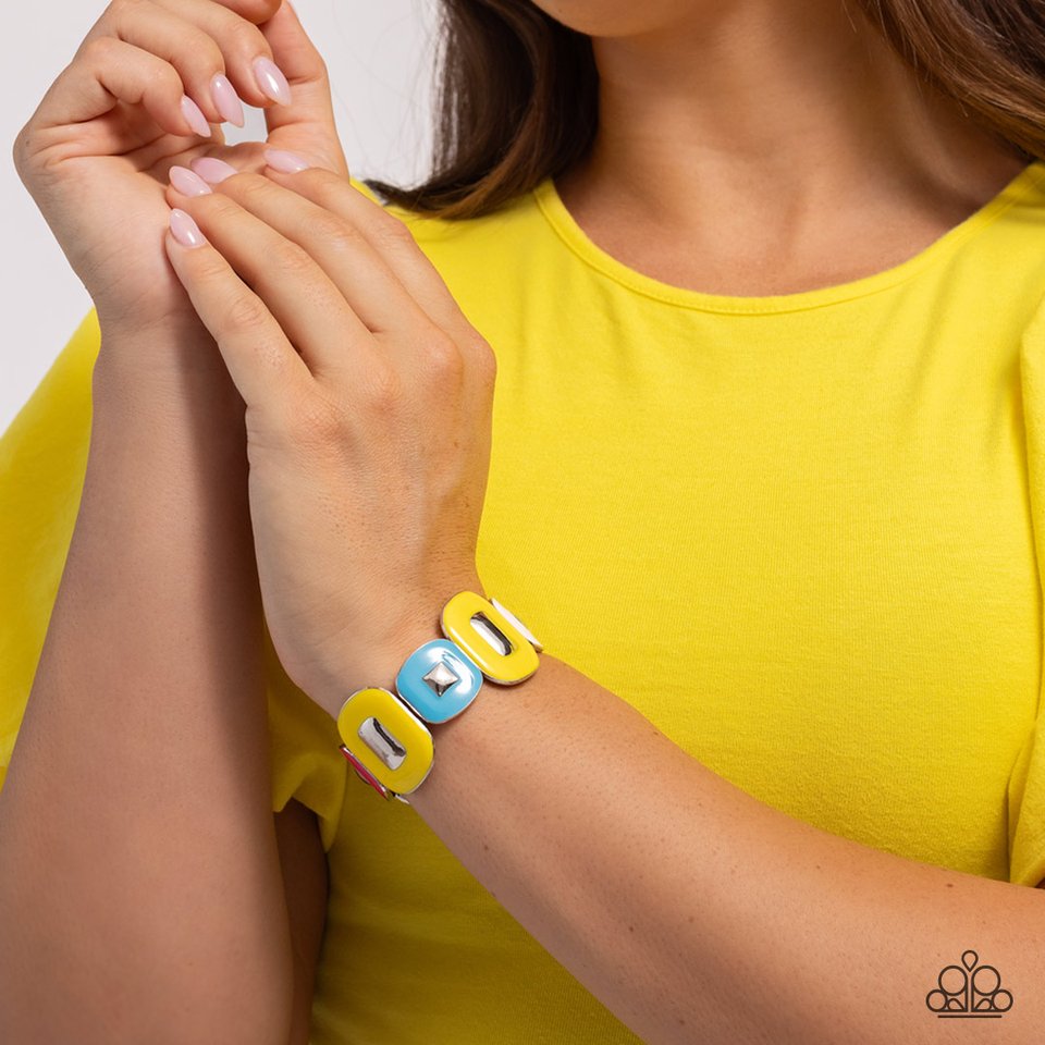 Painted Pairing - Yellow - Paparazzi Bracelet Image
