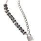 Paparazzi Necklace ~ LOCK and Roll - Silver