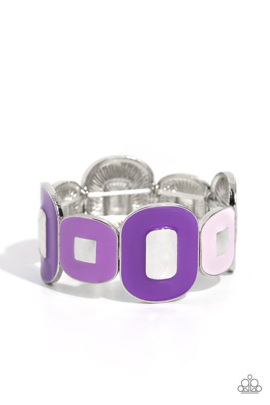 Painted Pairing - Purple - Paparazzi Bracelet Image