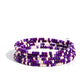 Coiled Candy - Purple - Paparazzi Bracelet Image
