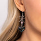 BOW Away Zone - Black - Paparazzi Earring Image