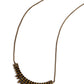 Dramatic Diadem - Brass - Paparazzi Necklace Image