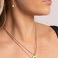 Cryptic Couture - Green - Paparazzi Necklace Image