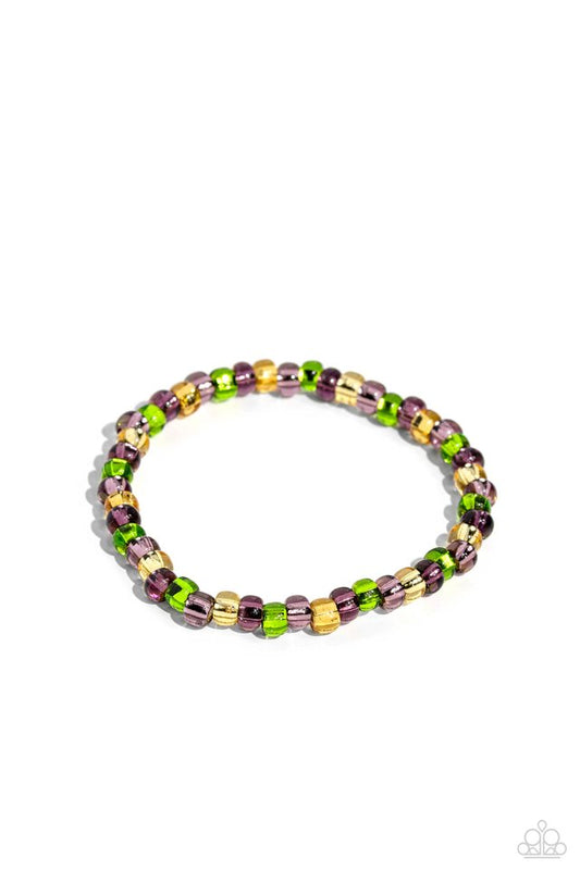 GLASS is in Session - Purple - Paparazzi Bracelet Image