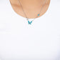 Cant BUTTERFLY Me Love - Blue - Paparazzi Necklace Image