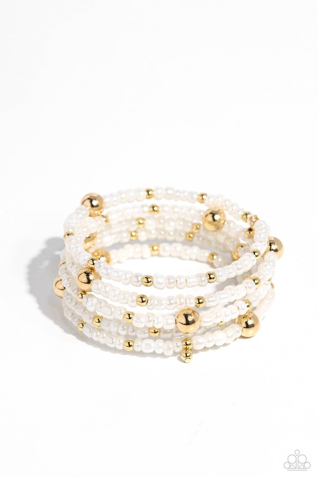 Refined Retrograde - Gold - Paparazzi Bracelet Image