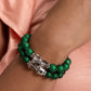 Shopaholic Showdown - Green - Paparazzi Bracelet Image