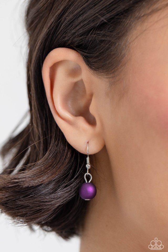 Shopaholic Season - Purple - Paparazzi Necklace Image