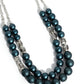 Shopaholic Season - Blue - Paparazzi Necklace Image