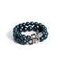 Shopaholic Showdown - Blue - Paparazzi Bracelet Image