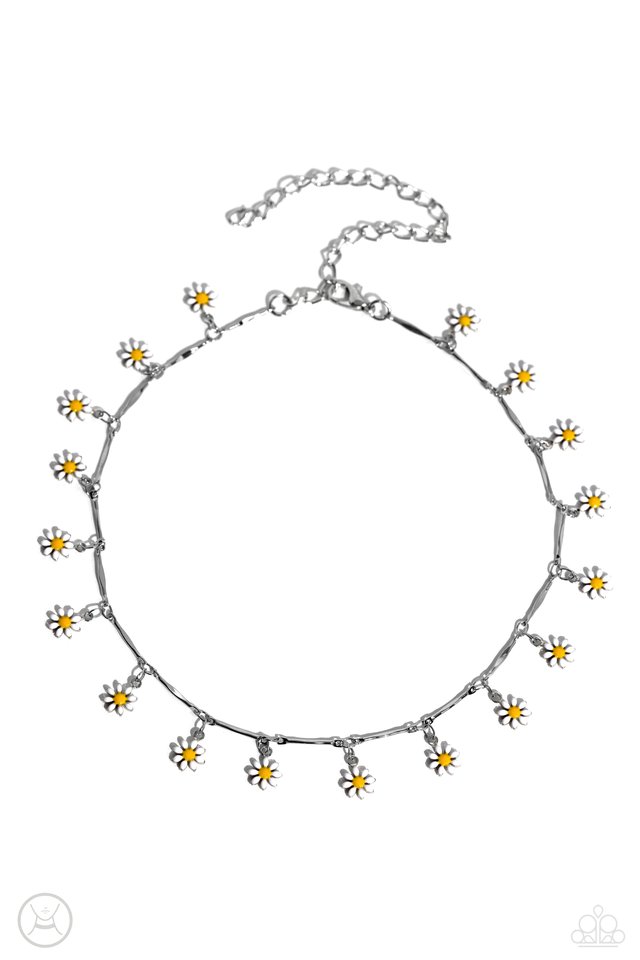 Delicate Display - White - Paparazzi Necklace Image