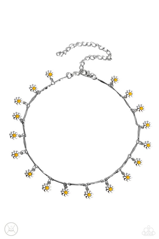 Delicate Display - White - Paparazzi Necklace Image
