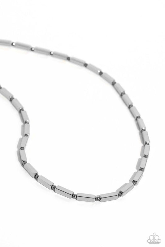 Factory Fuel - Silver - Paparazzi Necklace Image