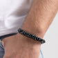 Monochromatic Mechanic - Black - Paparazzi Bracelet Image