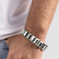 Chunky Champion - Silver - Paparazzi Bracelet Image