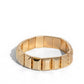 Chunky Champion - Gold - Paparazzi Bracelet Image