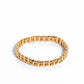 Fortune Favors The Fierce - Gold - Paparazzi Bracelet Image