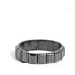 Chunky Champion - Black - Paparazzi Bracelet Image