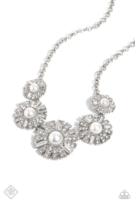 Gatsby Gallery - White - Paparazzi Necklace Image