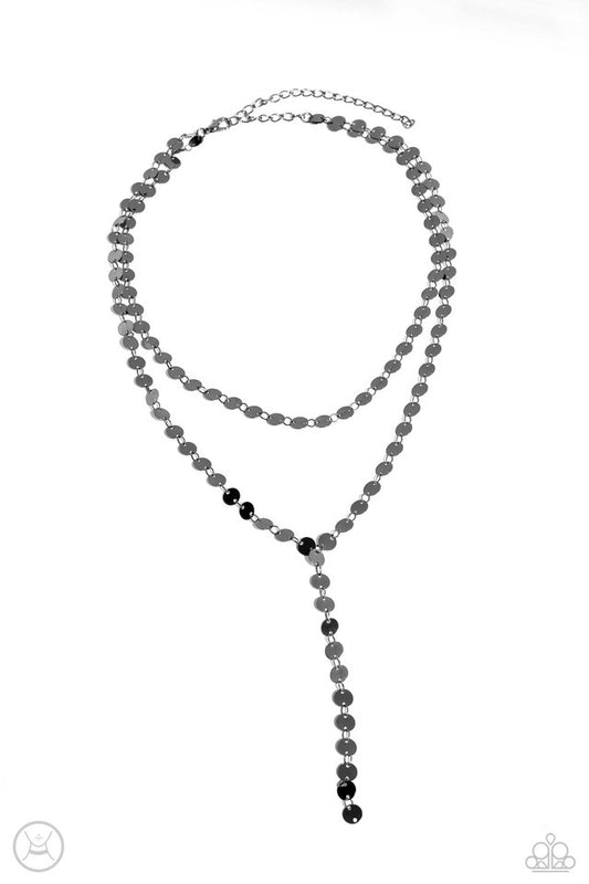 Reeling in Radiance - Black - Paparazzi Necklace Image
