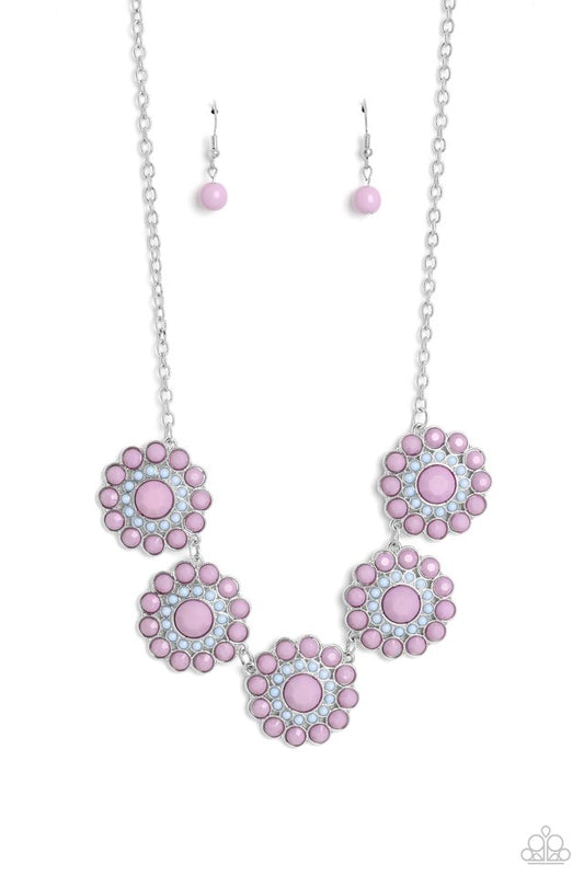 Floral Fervor - Purple - Paparazzi Necklace Image