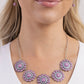 Floral Fervor - Purple - Paparazzi Necklace Image