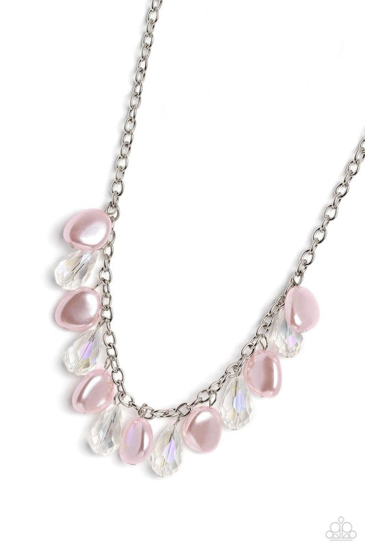 Welcome to BALL Street - Pink - Paparazzi Necklace Image