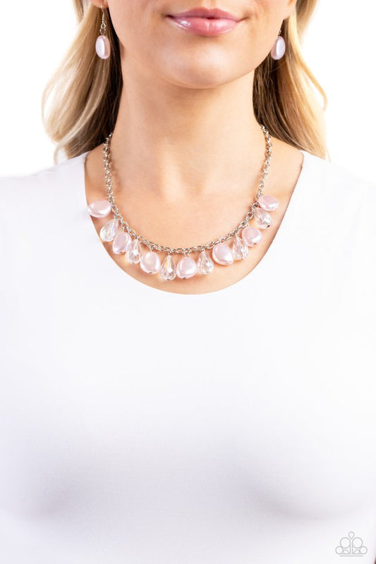 Welcome to BALL Street - Pink - Paparazzi Necklace Image