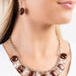 Welcome to BALL Street - Brown - Paparazzi Necklace Image