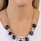 Welcome to BALL Street - Blue - Paparazzi Necklace Image